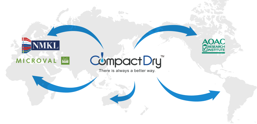 CompactDry™ International Certification Map